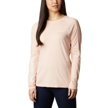 Columbia Ženske Majice S Kapuljačom - Windgates Long Sleeve Roze | LGMV-95680